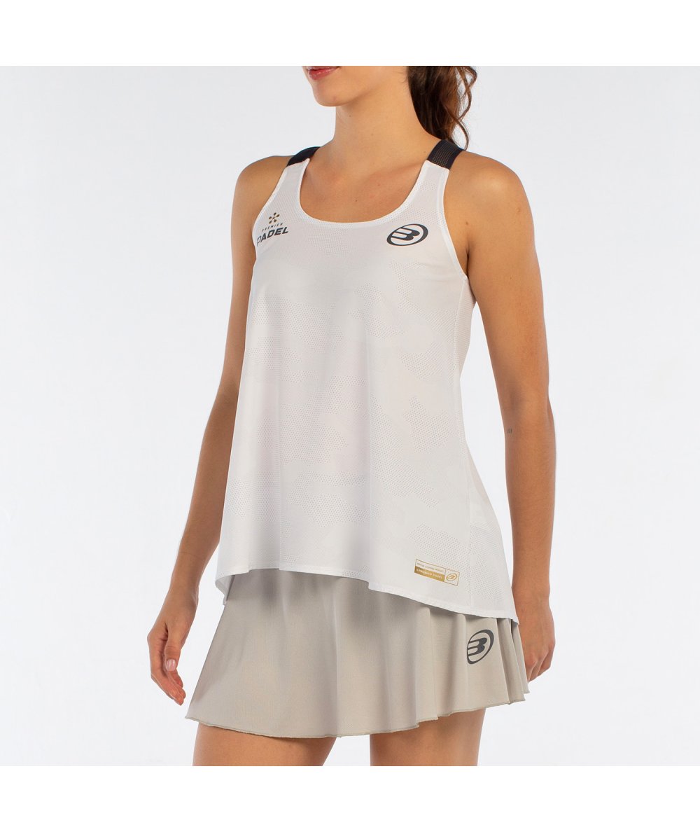 TANK TOP BULLPADEL AGORE WHITE