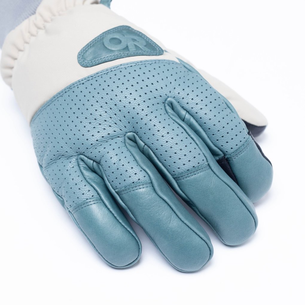 Outdoor Research Snowcrew Leather Gloves Unisex - neptune/harbor