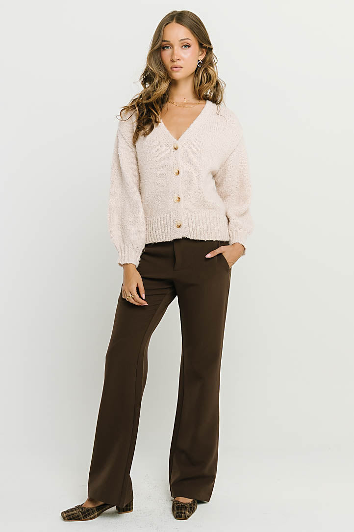 Markie Knit Cardigan in Cream