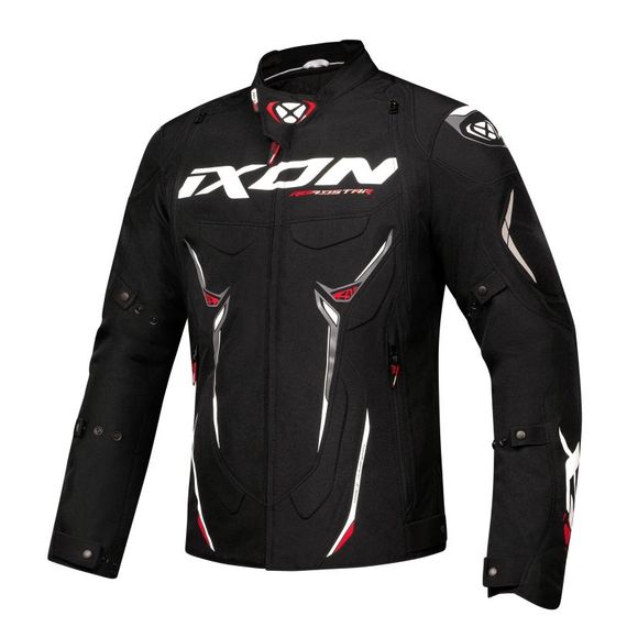 Moto Jacket Ixon Roadedstar - Black / WhiteRef: Ix1915-C149