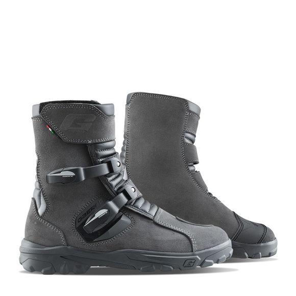 Gaerne half -boots g_dune aquatech - gray / blackRef : GA0227