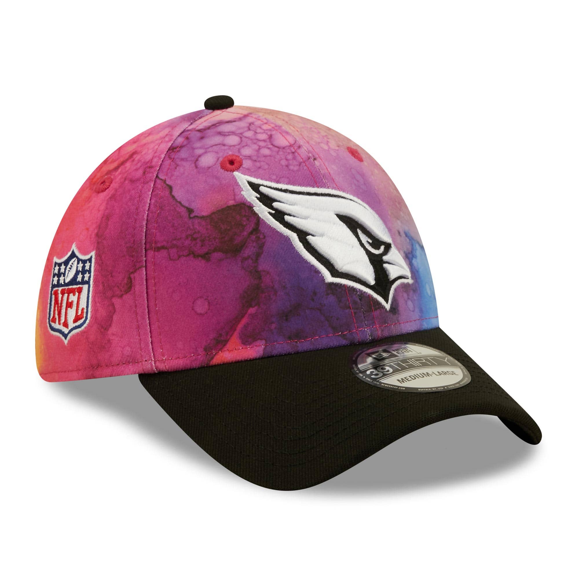 Arizona Cardinals 2022 NFL On-Field Crucial Catch New Era 39Thirty Flex Cap