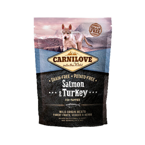 Carnilove - Salmon & Turkey puppies - 12kgr