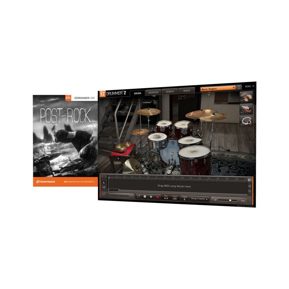 Toontrack EZX Post Rock – Thomann Ireland