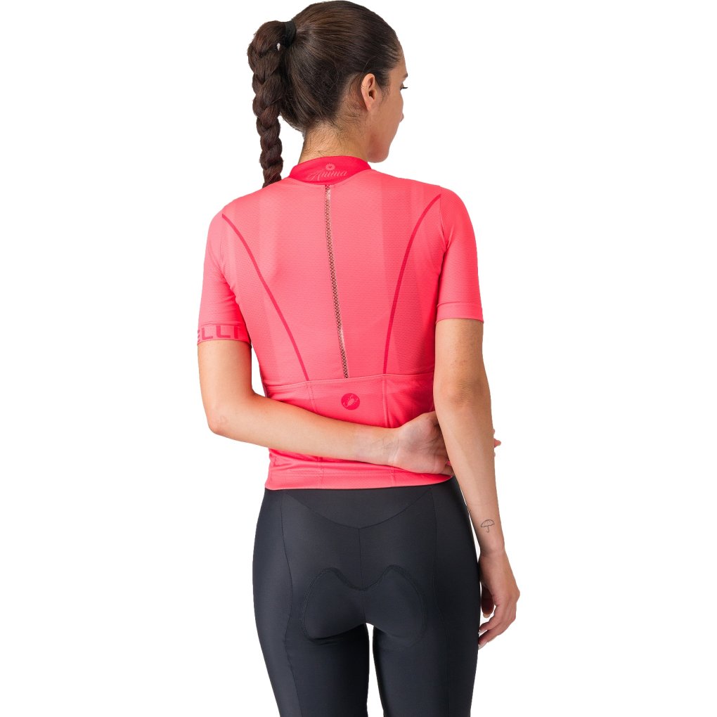 Castelli Anima Flow Jersey Women - brilliant pink/hibiscus 288