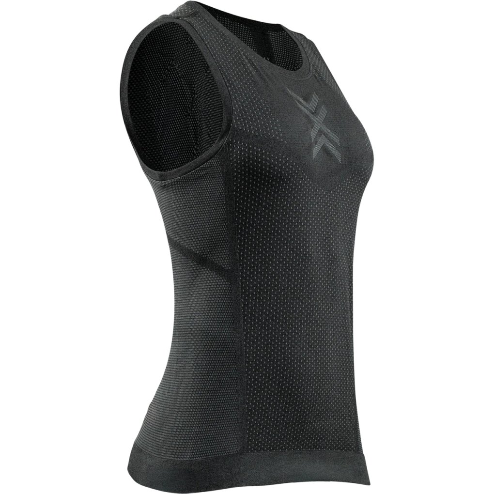 X-Bionic Xceed Run Tank Top Women - x black/rhino grey