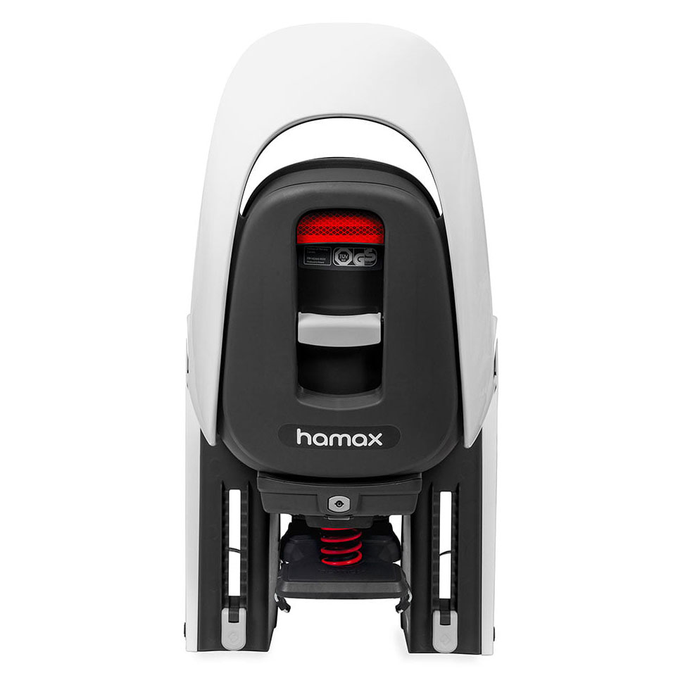 Hamax Caress Child Bike Seat for Carrier Mounting - grey/white/black