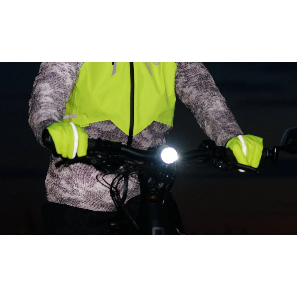 AGU Commuter Hi-Vis Tech Rain Gloves - neon yellow