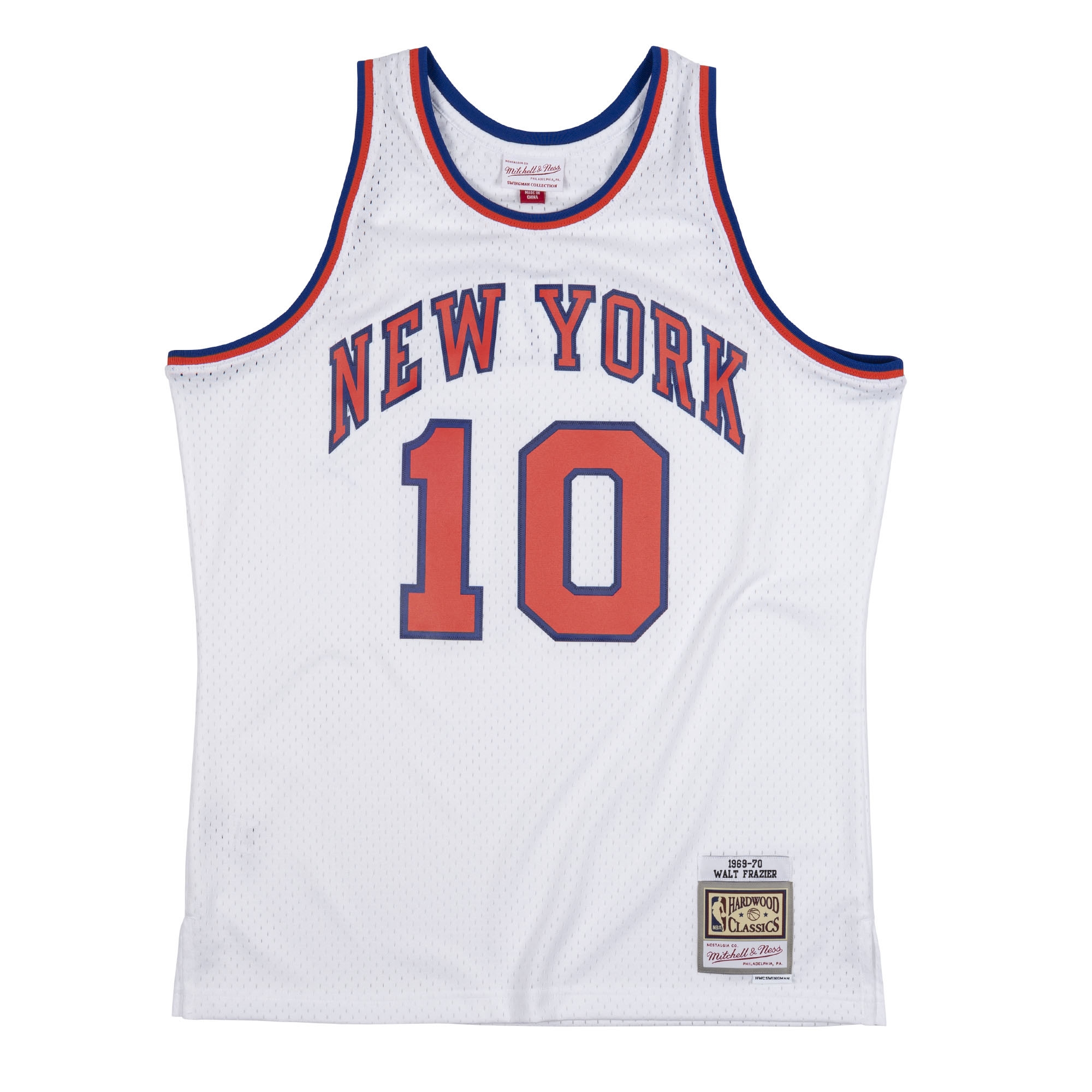 Walt Frazier #10 New York Knicks 1969-70 Swingman NBA Jersey White