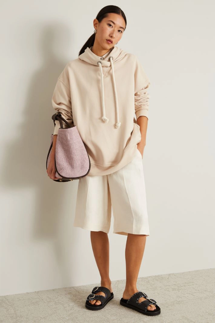 Oversized hoodie - ECRU