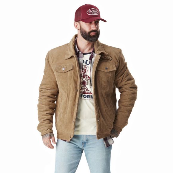 Von Dutch Velvet Jacket - BeigeRef: VDH0379