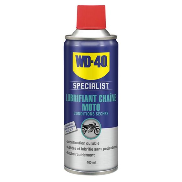 Graisse chaine WD 40 LUBRIFIANT CHAINE 400 ML UniverselRef : WD0005 / 050100