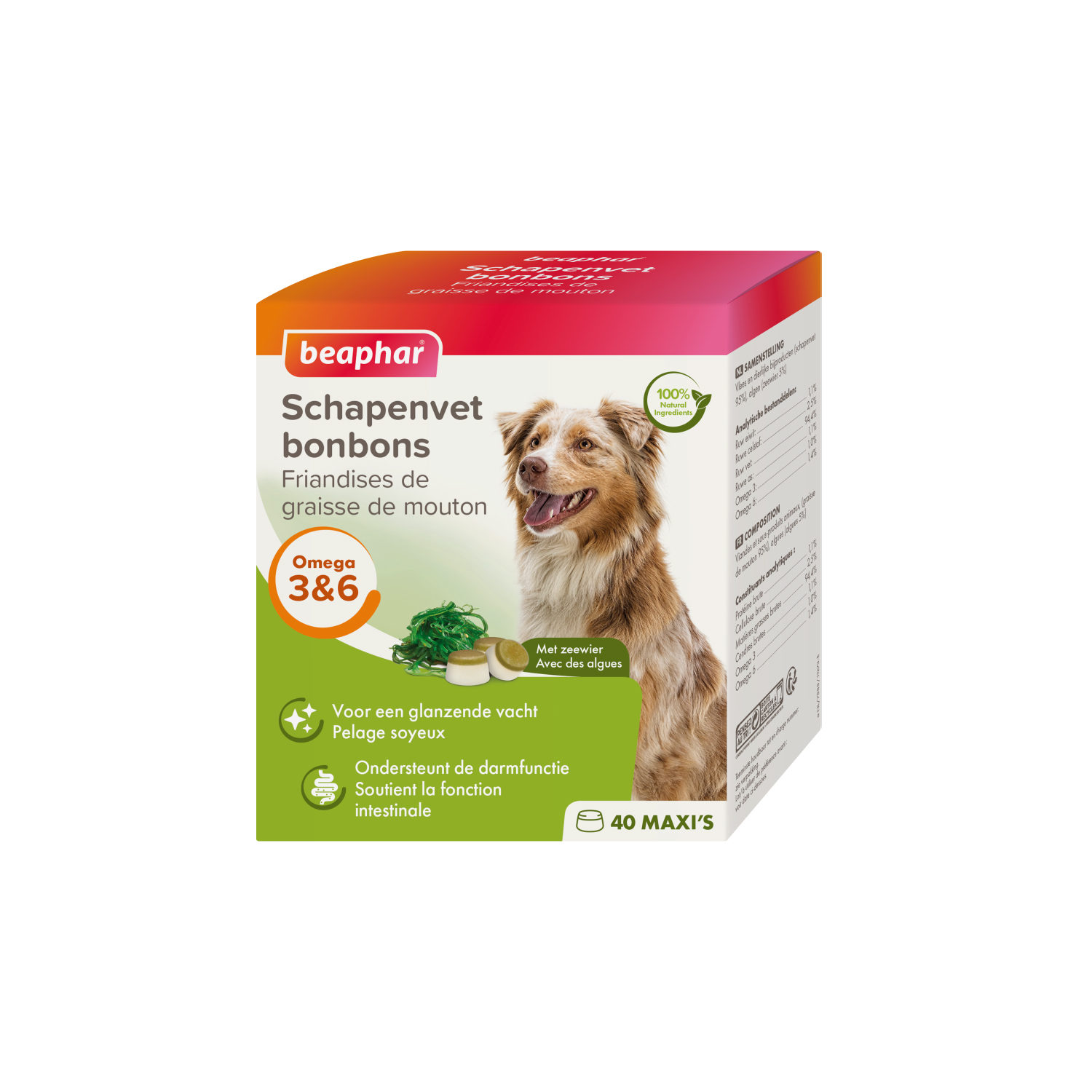 Beaphar Sheep Fat Bonbons Seaweed Mini - 245g