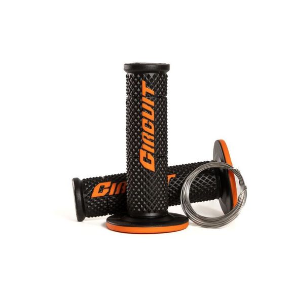 Circuit Equipement V Handlebar Grips Universal - Black / OrangeRef: cre0015 / ma018-219