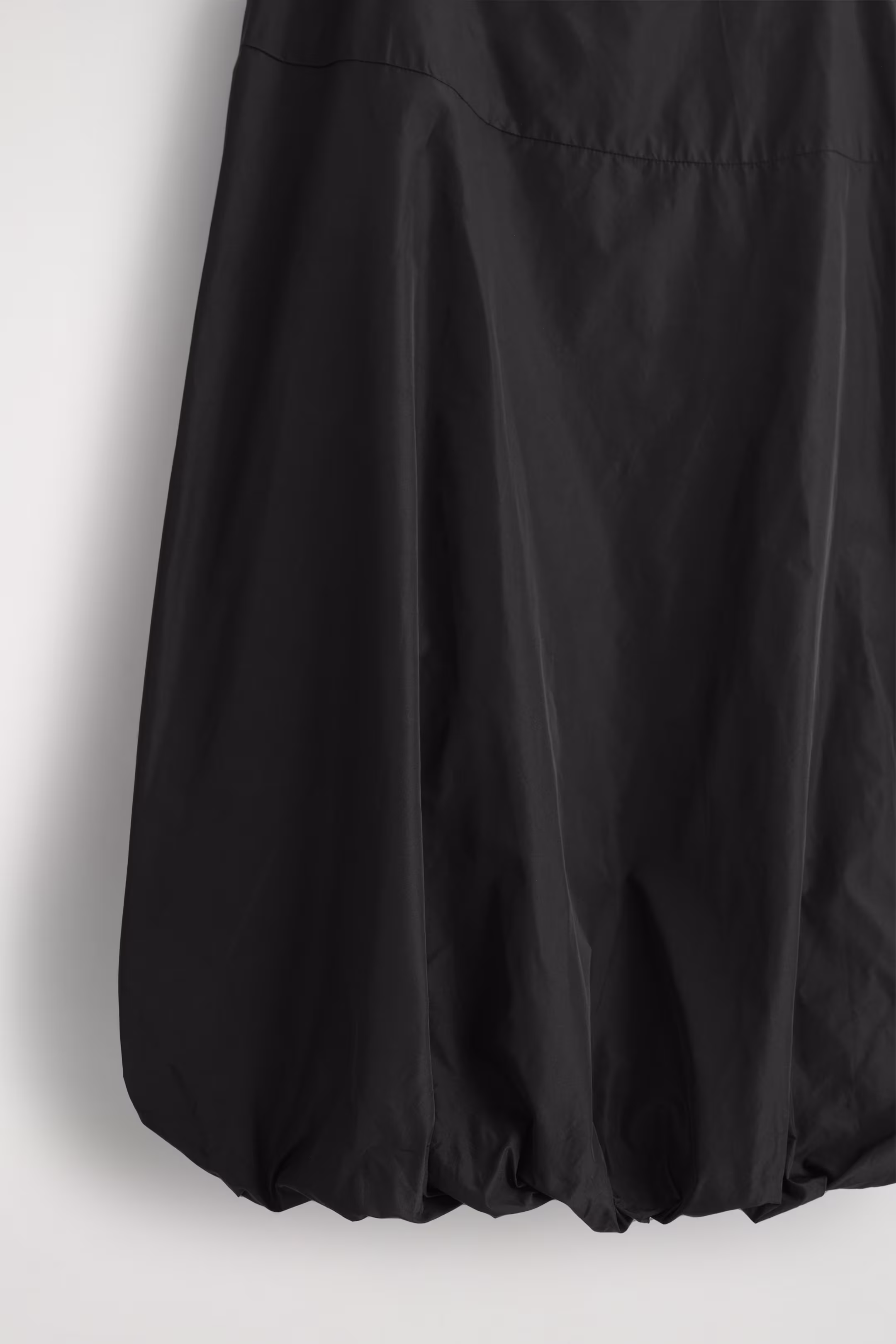 BUBBLE-HEM MINI DRESS