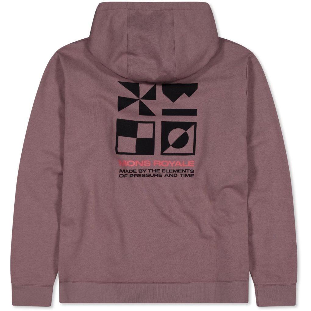 Mons Royale Inversion Merino Hoodie Men - antler