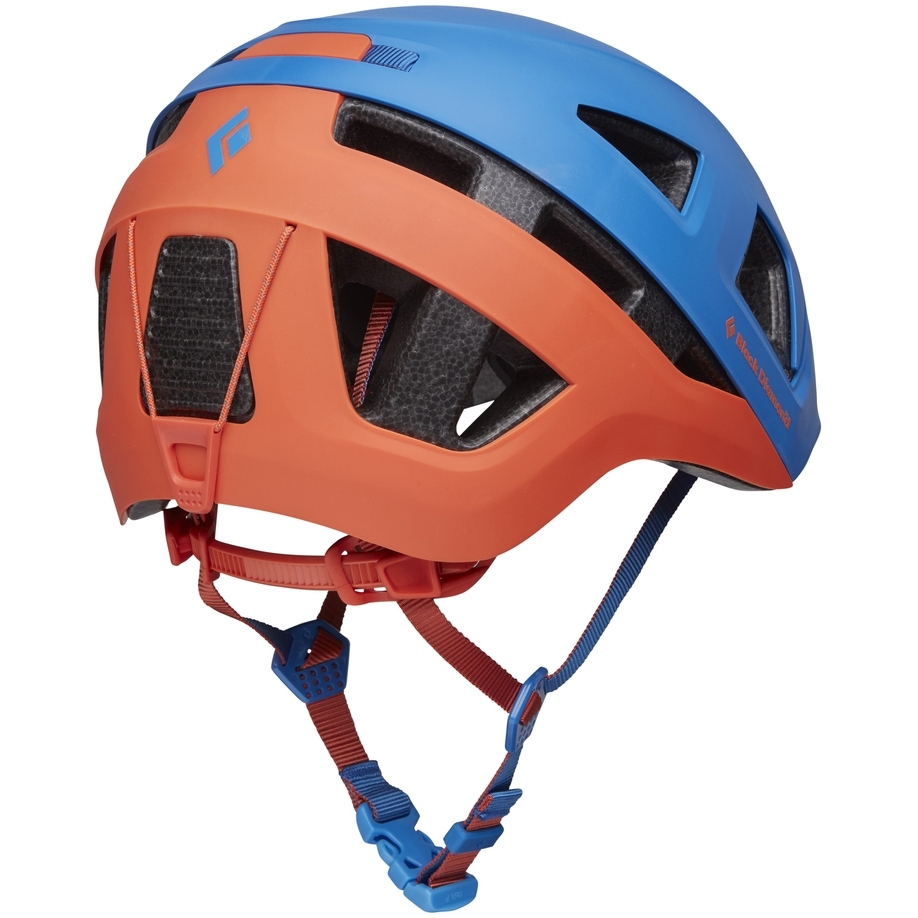 Black Diamond Capitan Kid's Climbing Helmet + Bike Helmet - Ultra Blue-Persimmon