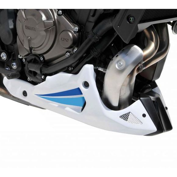 Ermax engine skid plate - white / blueRef: EM2005