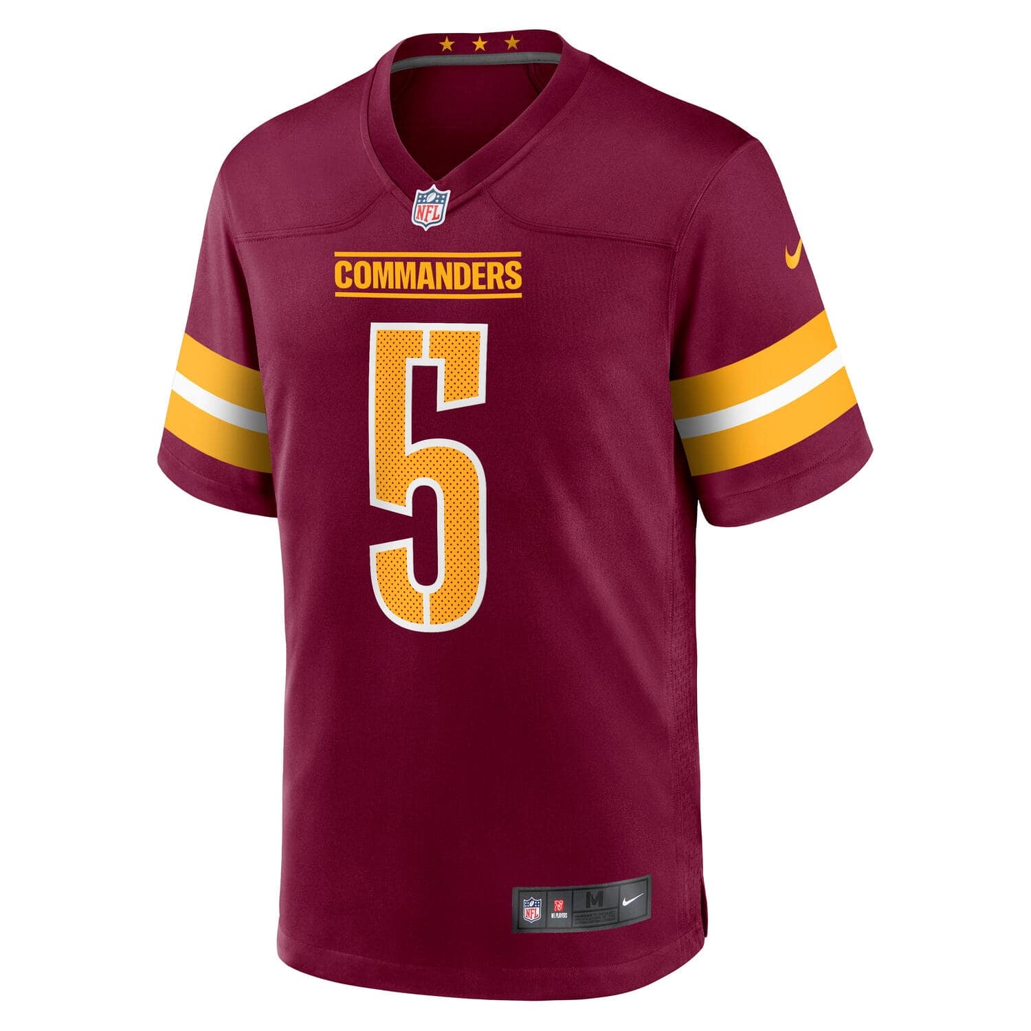 Jayden Daniels #5 Washington Commanders Nike Game NFL Jersey Burgundy