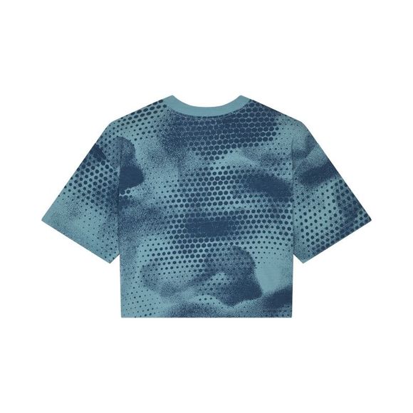 T -shirt Short sleeves Fox Aop Oversized Crop Tech - Woman - BlueRef: FX5389