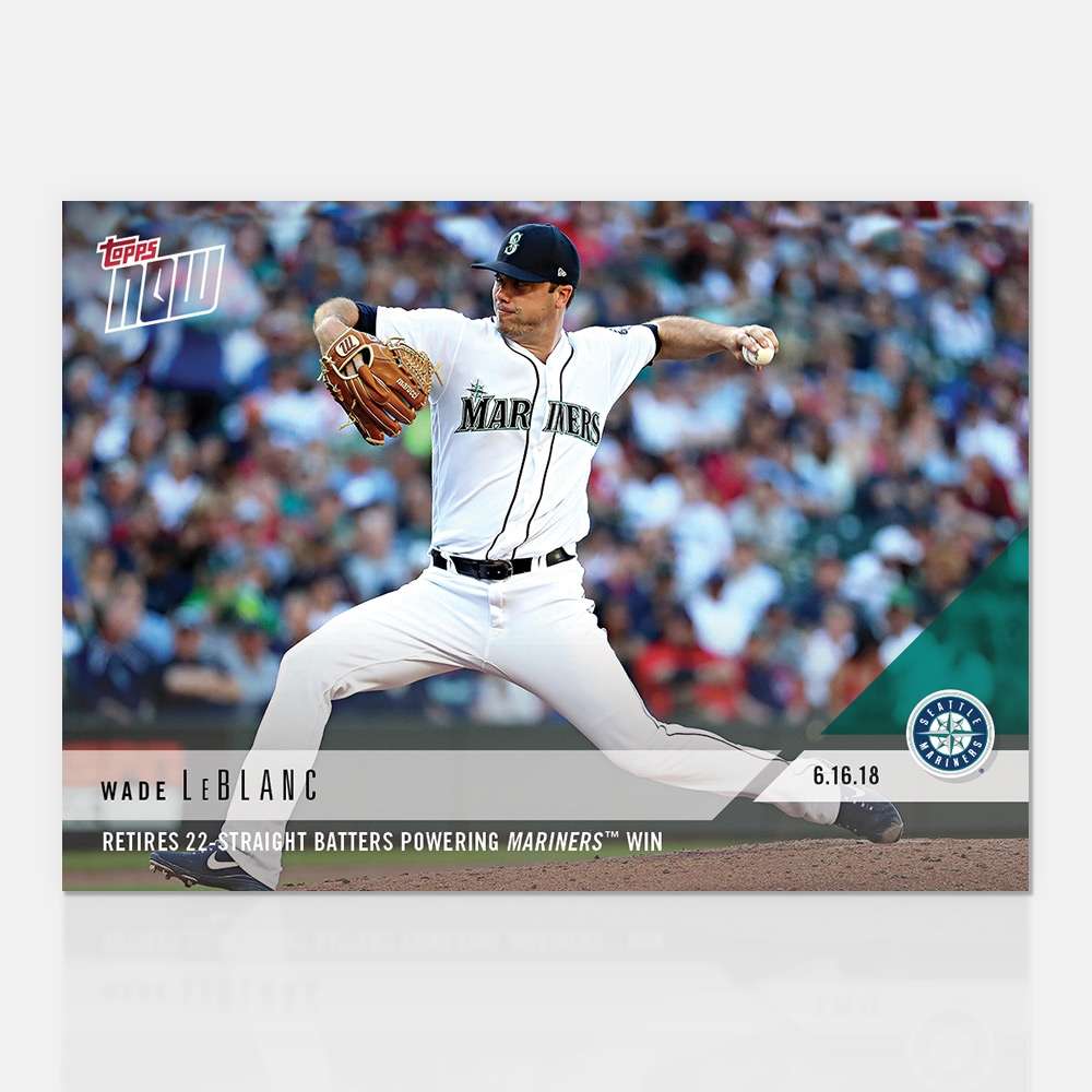 Wade LeBlanc - 06/16/2018 TOPPS NOW® Card 332 - Print Run: 172