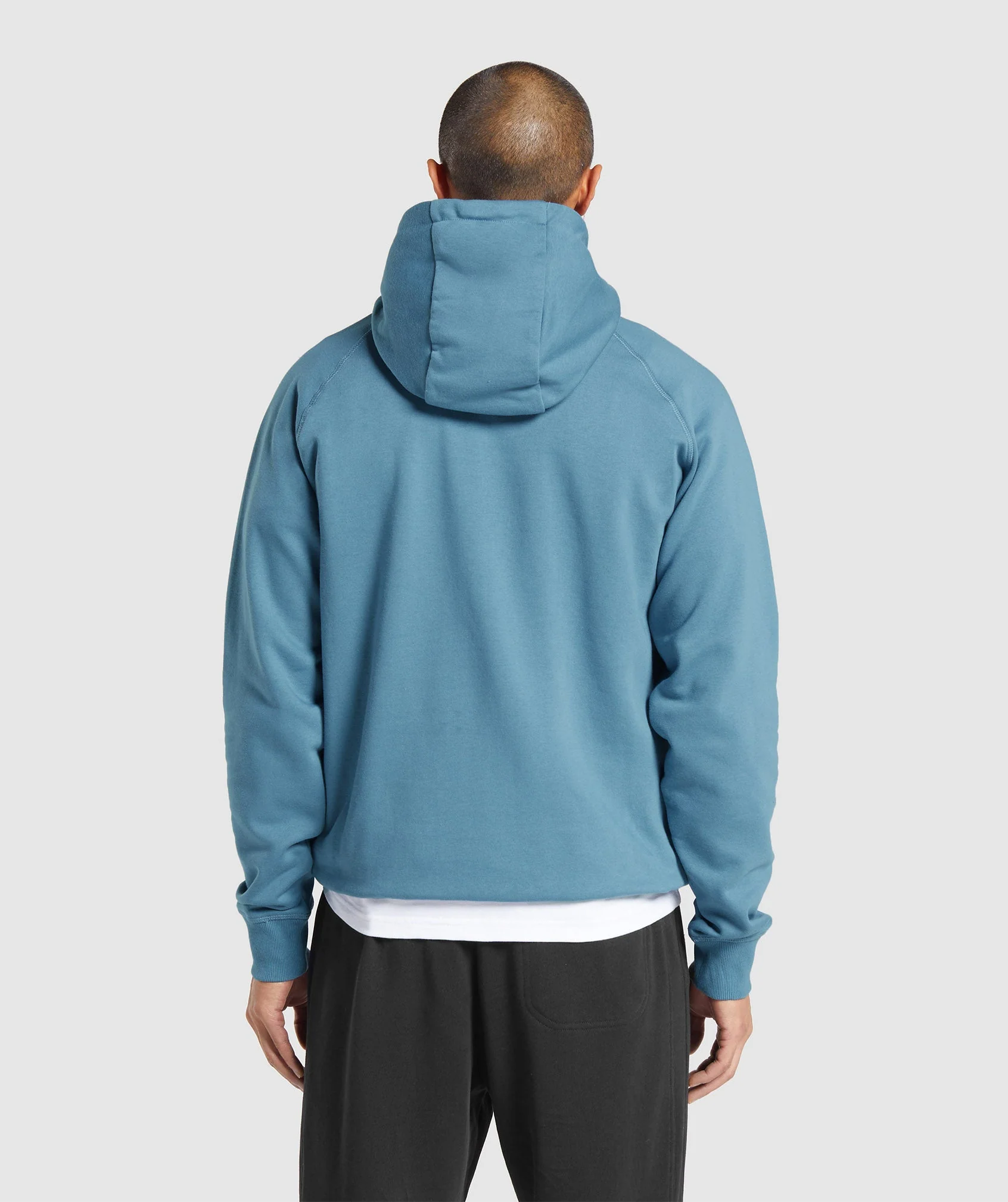 Crest Hoodie Faded Blue