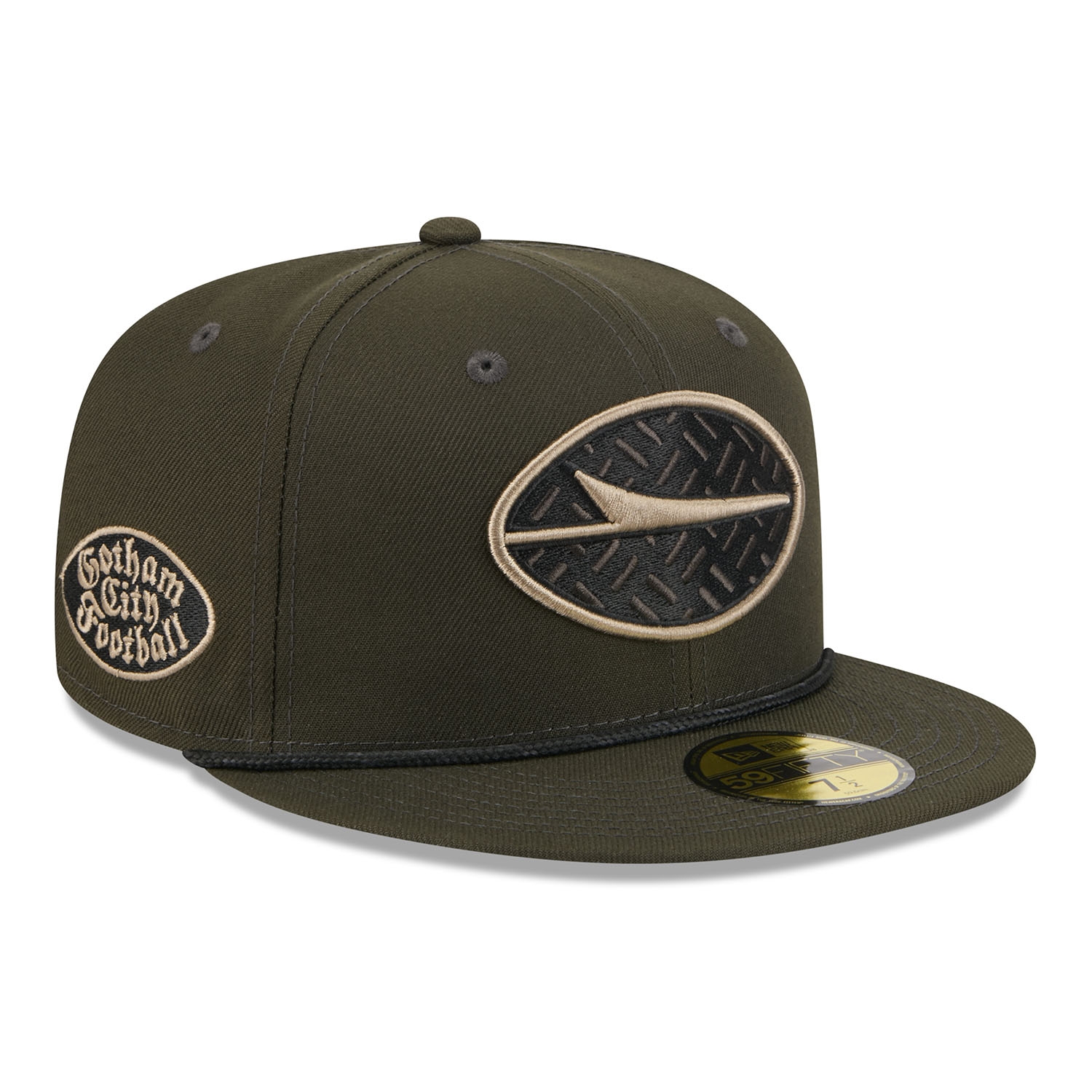 New York Jets 2025 Rivalries 59FIFTY Fitted Cap Olive