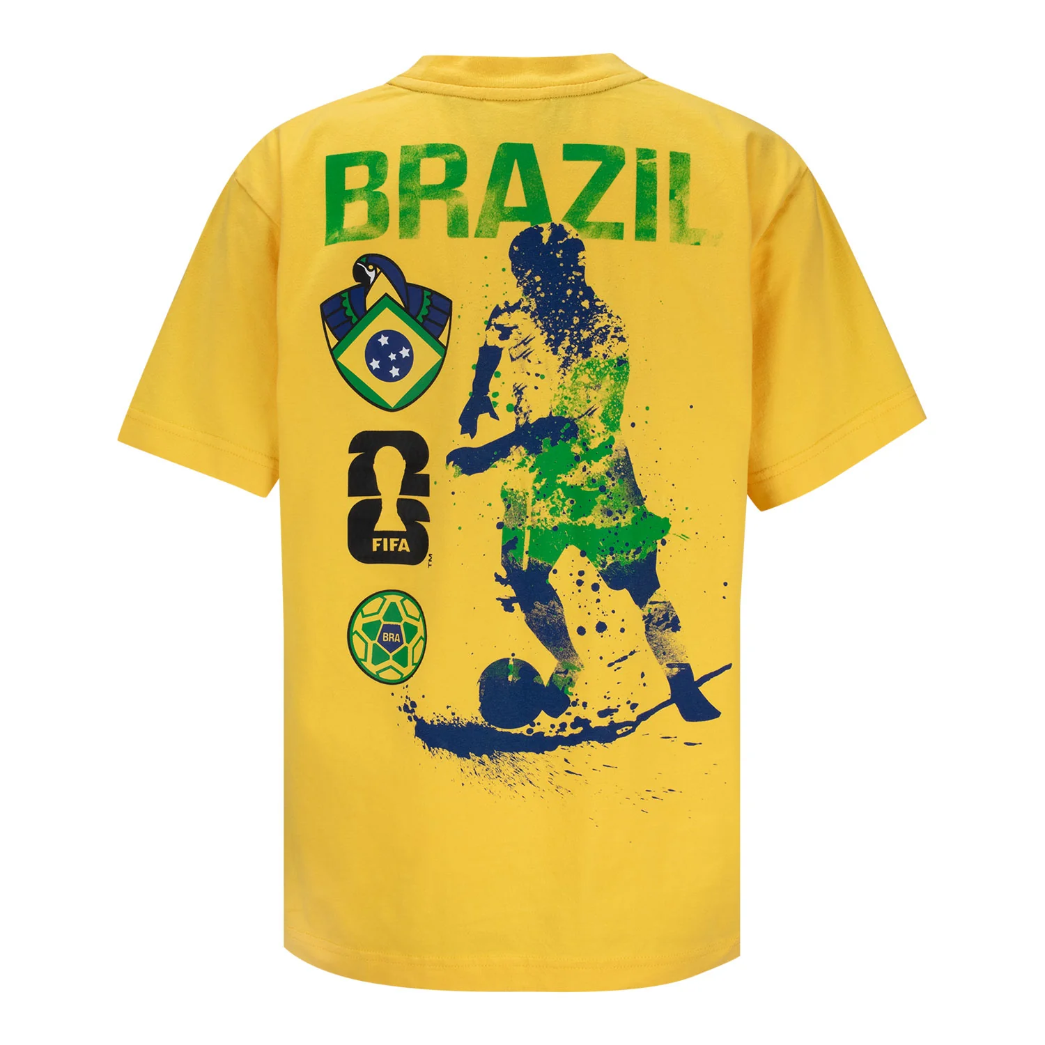 2026 Soccer Fan Collection Brazil Rise and Strike T-Shirt - Youth