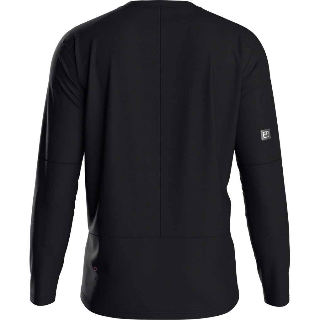Ortovox Sequence Trail Longlseeve Jersey Men - black raven