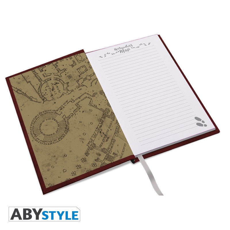 HARRY POTTER Notebook Marauder's map A5