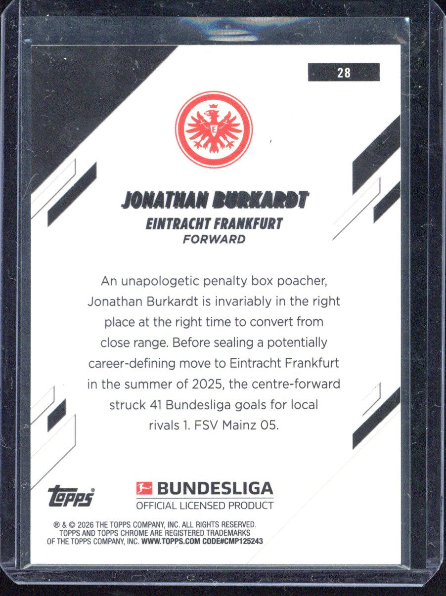 2025-26 Topps Chrome Bundesliga Jonathan Burkhardt /5