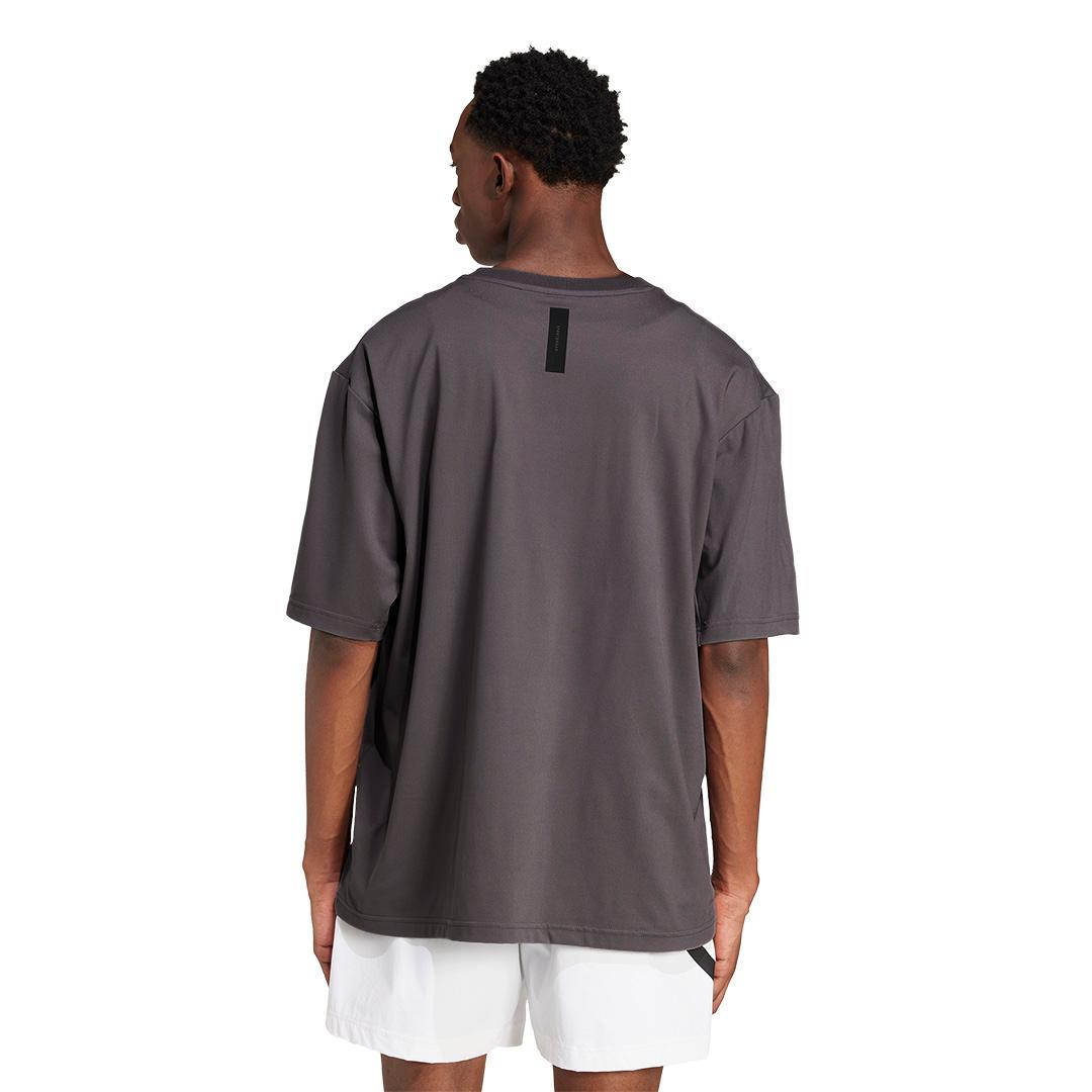 Mens adidas Real Urban T-Shirt Grey