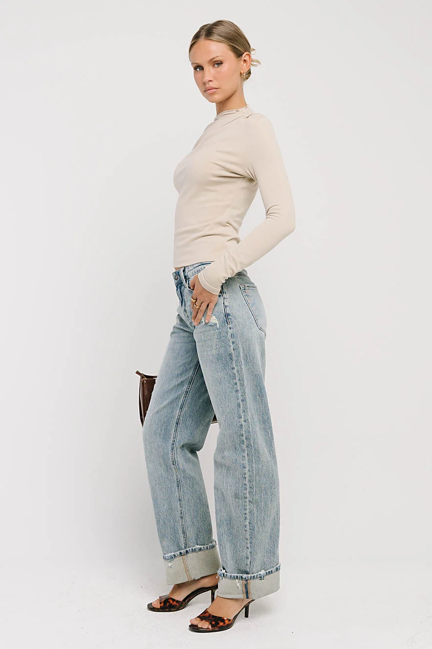 Jeni Low Rise Loose Baggy Jeans