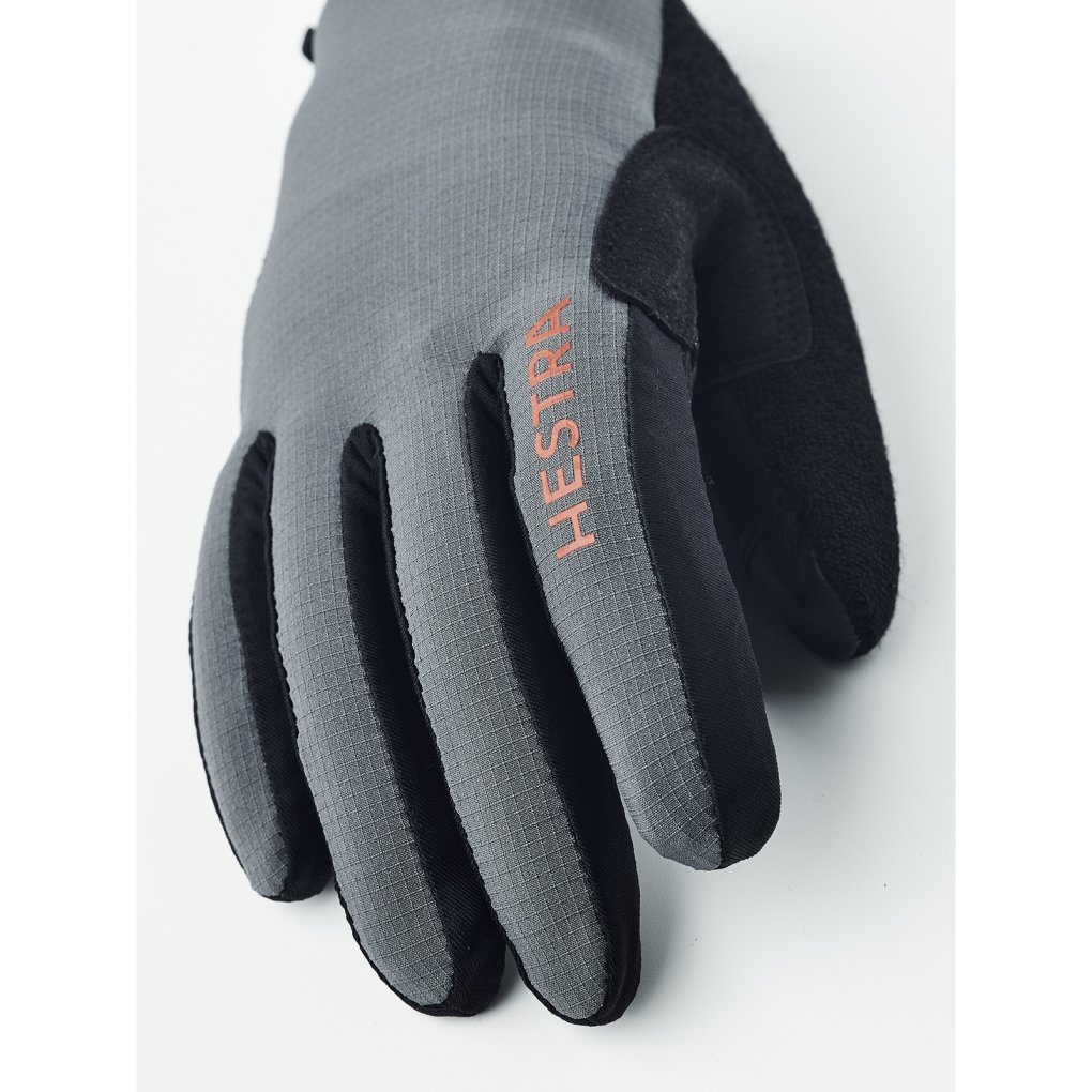 Hestra Bike Guard Short - 5 Finger Gloves - charocoal