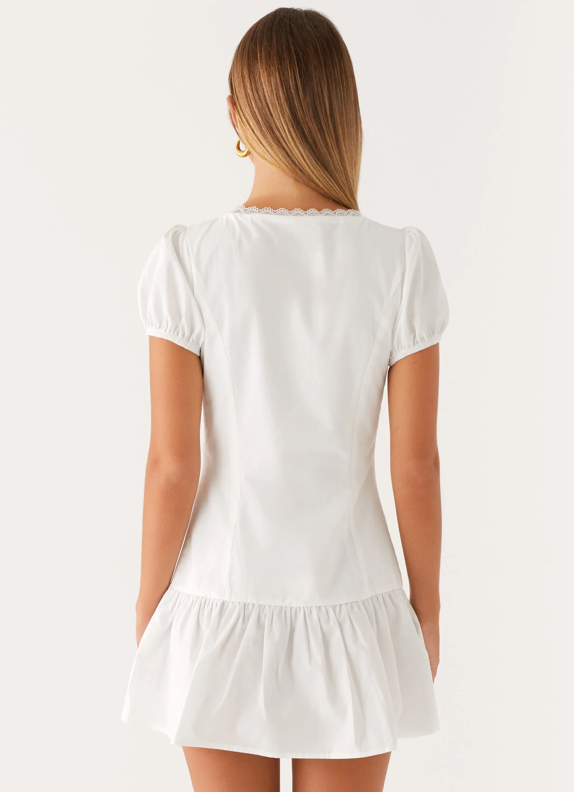 Simply Yours Mini Dress - White
