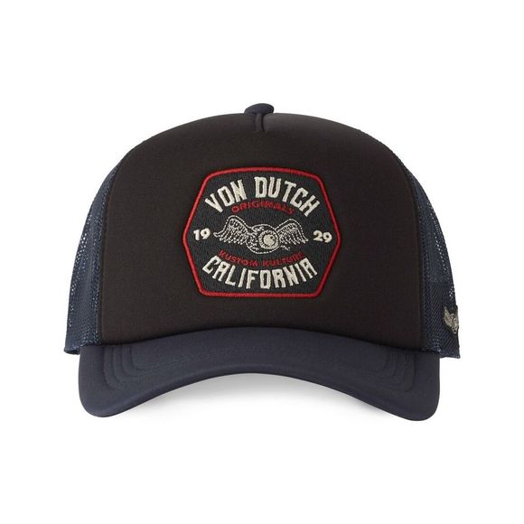 Von Dutch Foam Cap - Black / BlueRef: VDH0369 / VD/1/CT/FOAM/02-TU