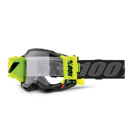 100% ACCURI 2 FORECAST Youth cross mask Black - Clear - BlackRef: CE1351 / 50026-00002