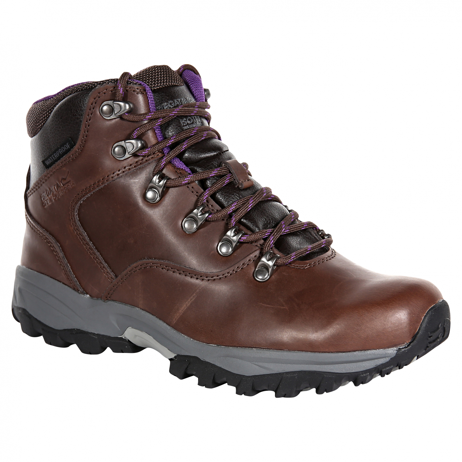 Regatta Bainsford Hiking Boots Women (Chestnut\/Alpine Purple)