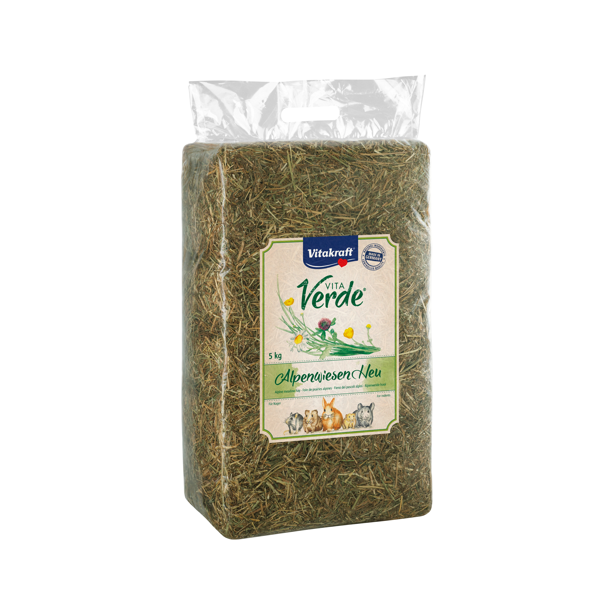Vitakraft Vita Verde Alpine Meadow Hay - 5 kg
