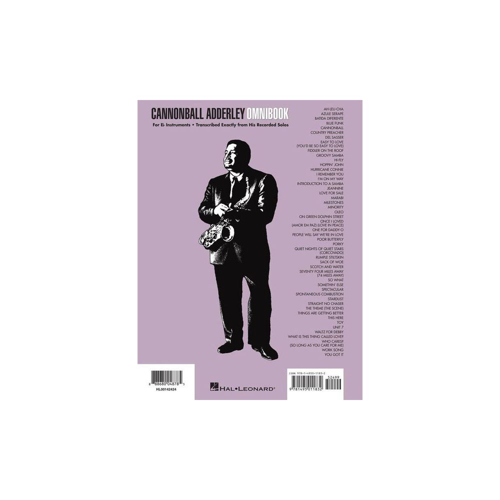 Hal Leonard Cannonball Adderley Omni Eb – Thomann Ireland
