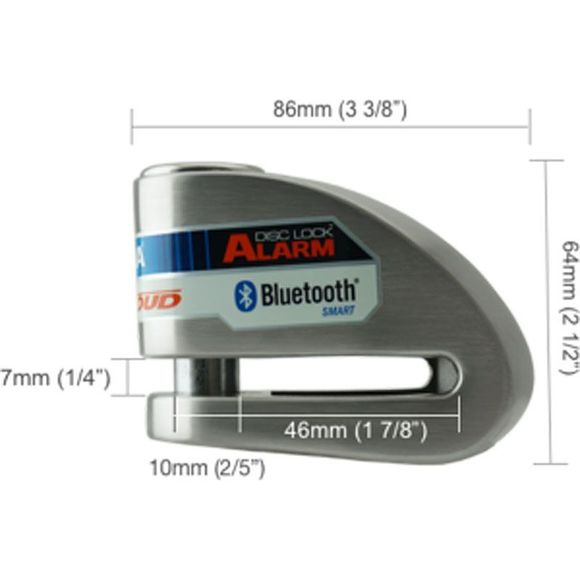 Anti-theft XENA Disc lock Alarm XX14 Bluetooth SRA UniversalRef : XE0060 / XX14BLE