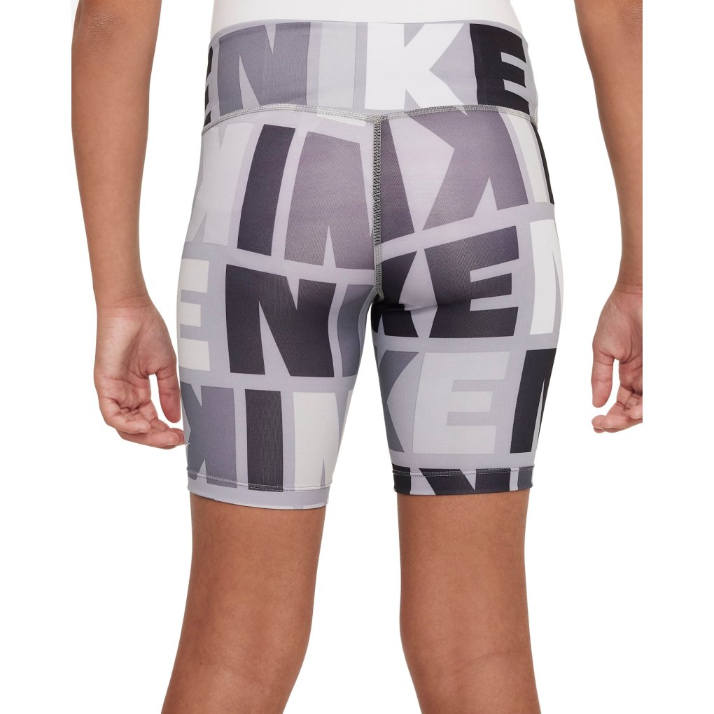 Nike Dri-FIT One Biker Shorts Kids - lite smoke grey/black/white DZ4623-077