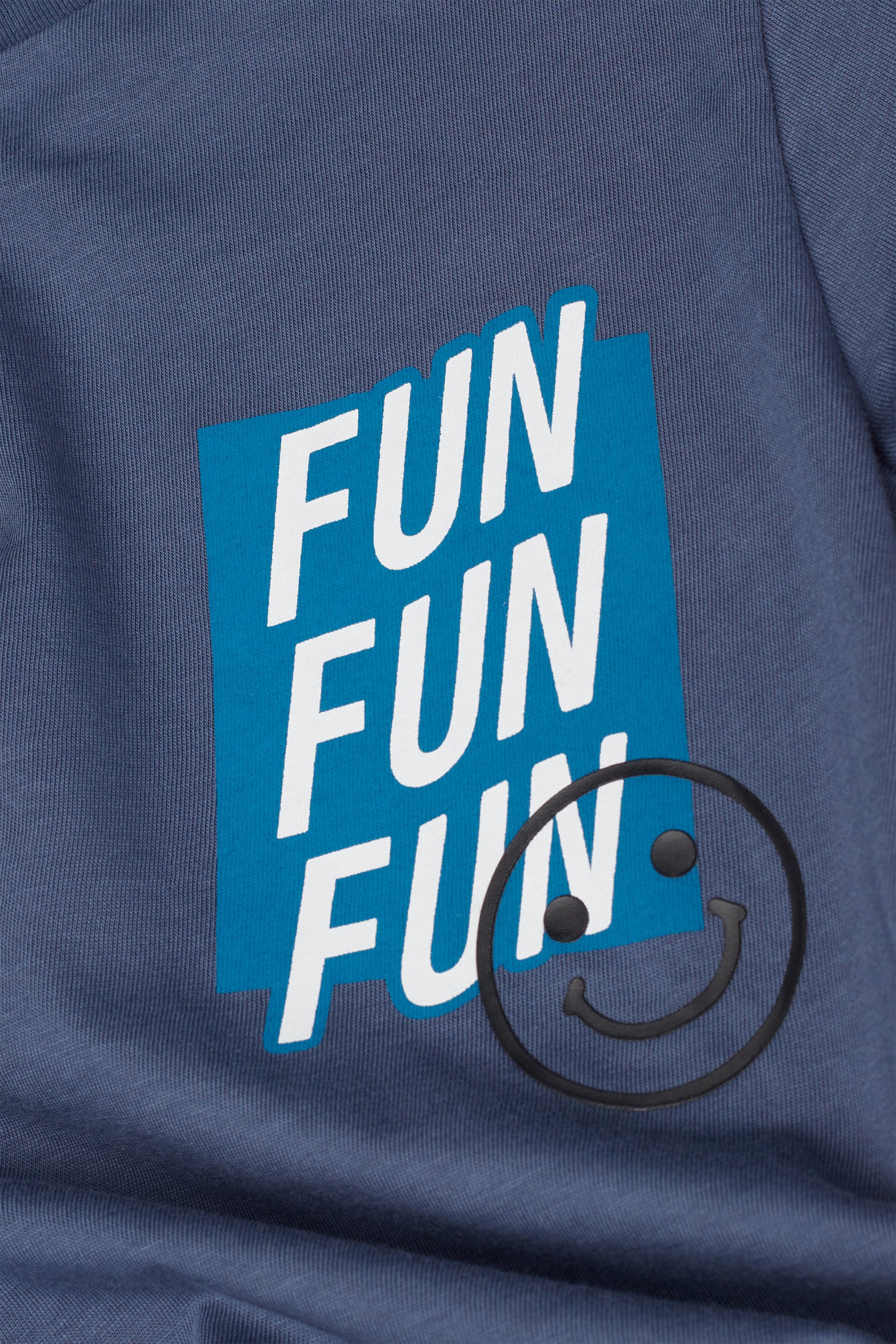 Boys’ Cotton Round-Neckline T-Shirt with Print