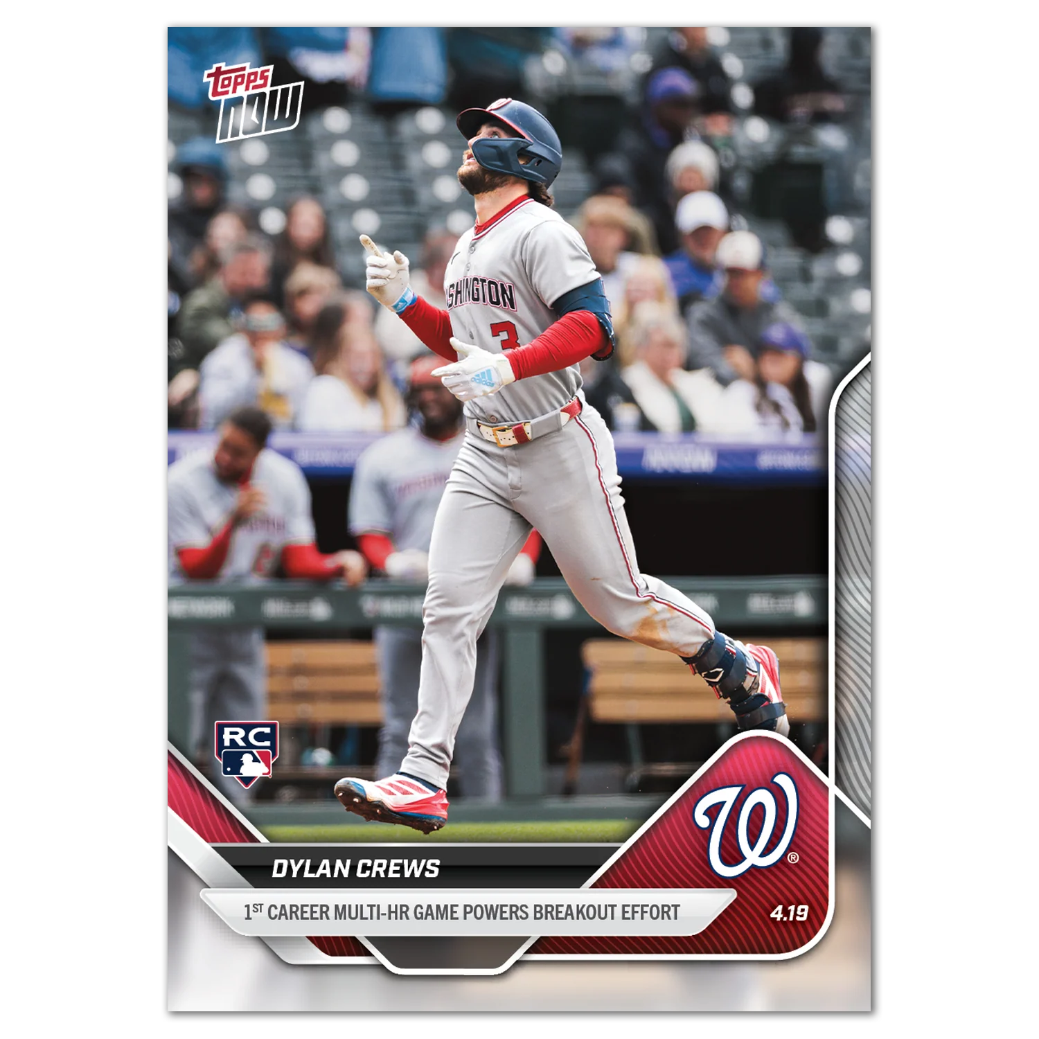 Dylan Crews - 2025 MLB Topps NOW® - Card 87 - LOOK FOR AUTOS