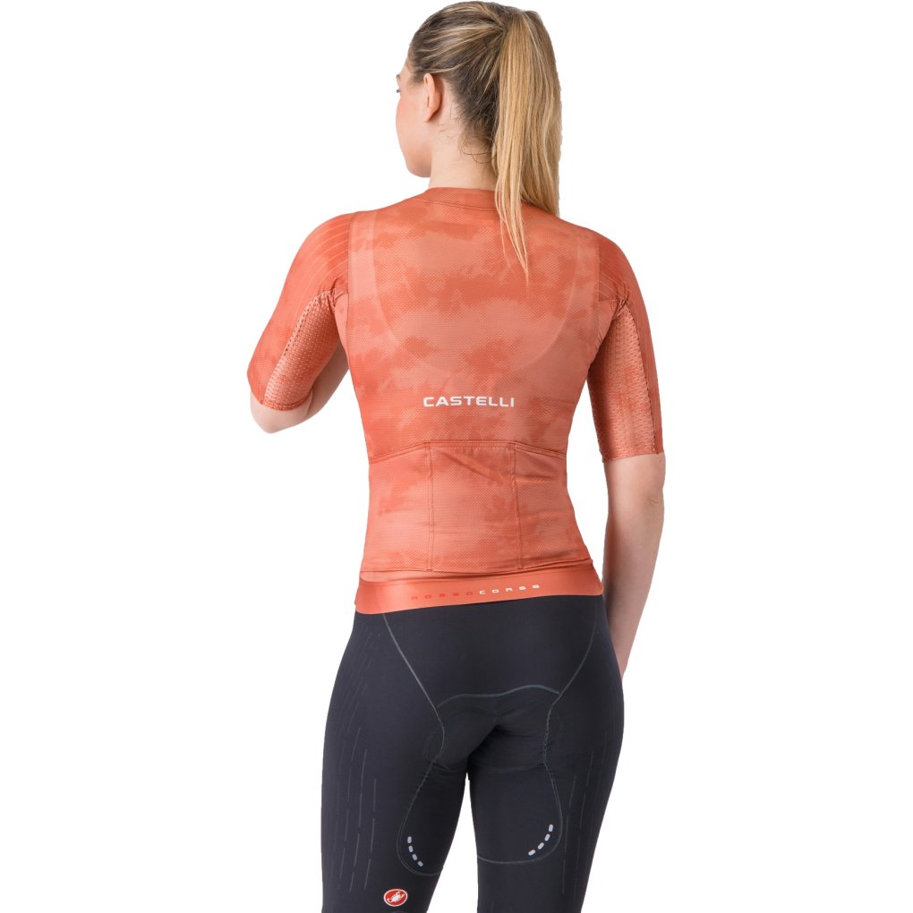 Castelli Aero Race 8S Jersey Women - paprika 655