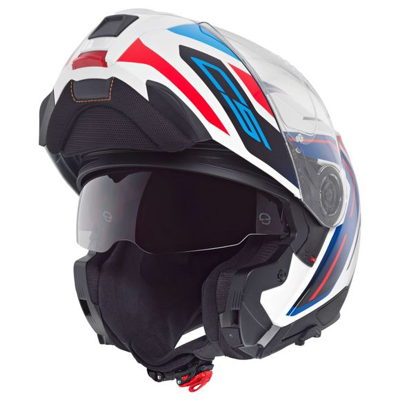 Casque modulable Schuberth C5 OMEGA - BlancRef : SE0302-C758