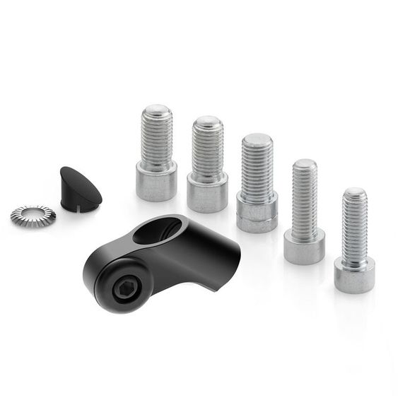 Rizoma Mirror Adapter Mount BS713 - BlackRef: BS713