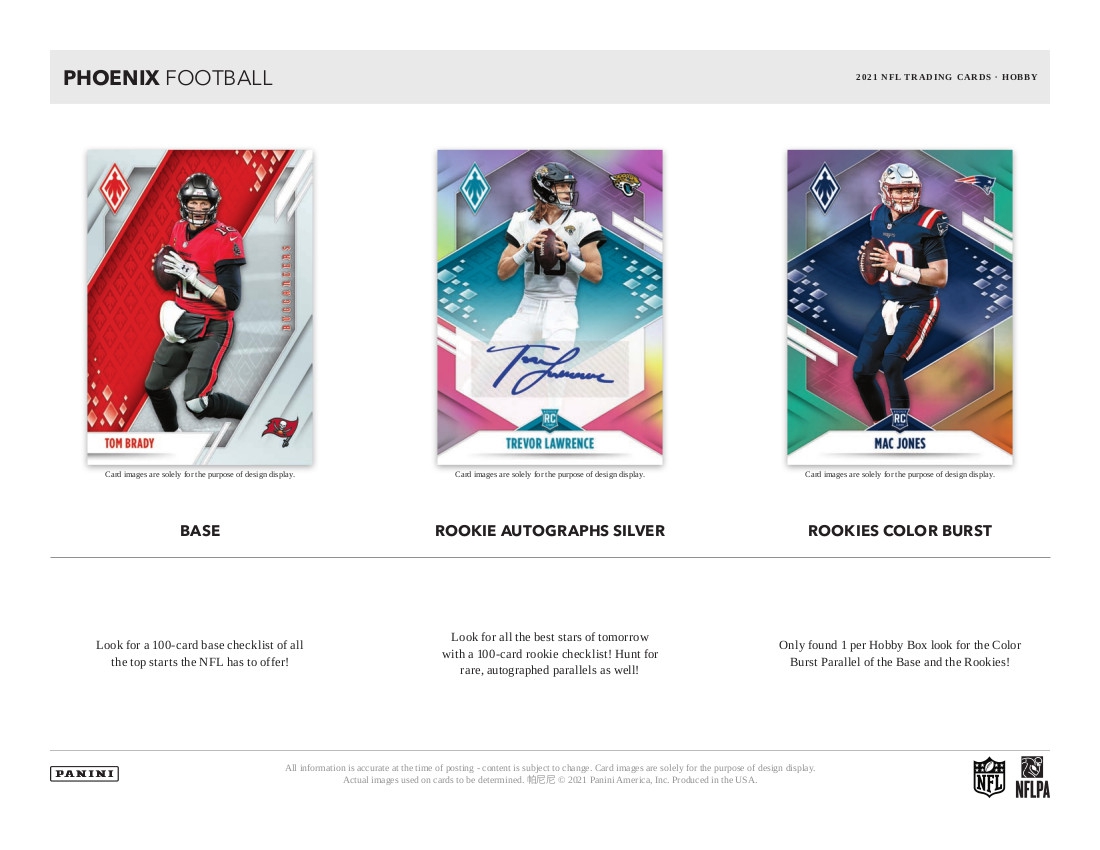 2021 Panini Phoenix Football Hobby Box NFL