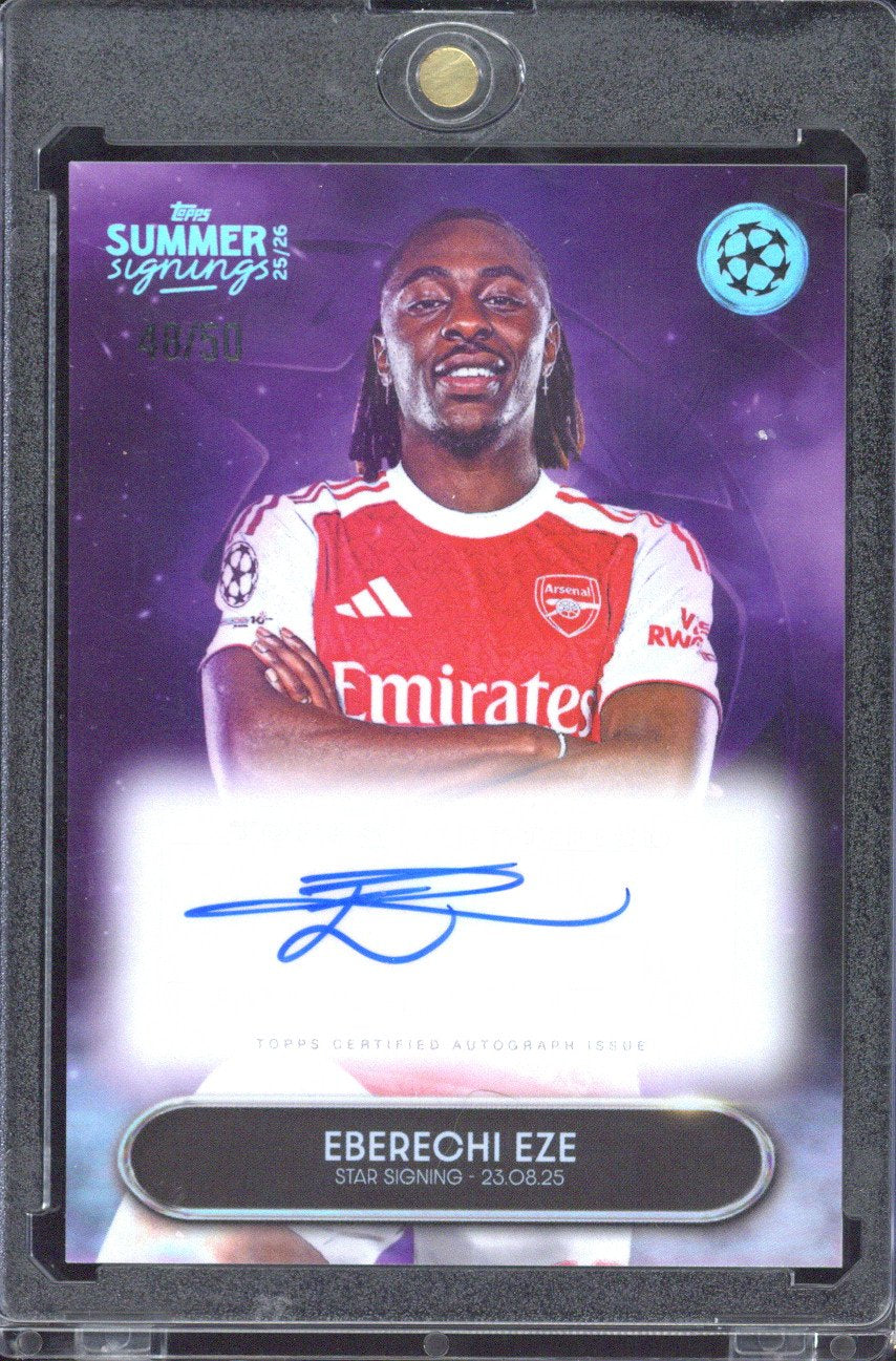 2025-26 Topps Summer Signings Eberechi Eze Autograph /50