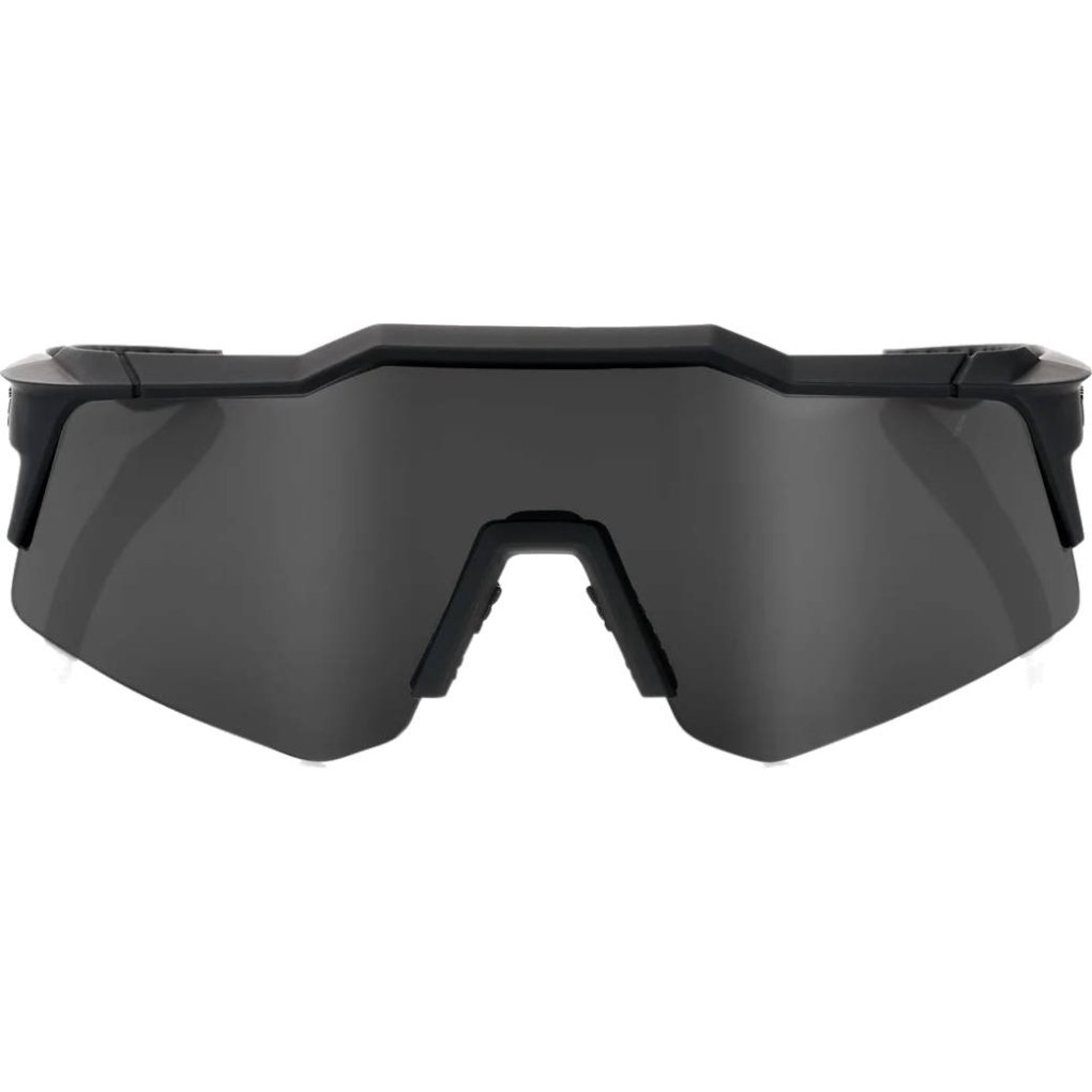 100% Speedcraft XS Glasses - Soft Tact Black - Smoke | Clear